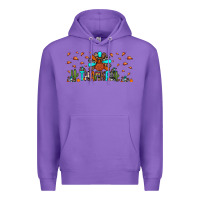 Purple thankful turkey Premium Hoodie - JahusDesignShop