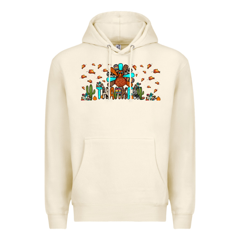 Thankful Turkey Premium Hoodie by JahusDesignShop | Teevron