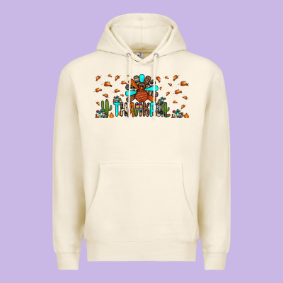 Thankful Turkey Premium Hoodie Designed By Jahusdesignshop