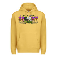 Antique Gold spooky babe halloween Premium Hoodie - NancyCooperArtShop