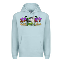Blue Mist spooky babe halloween Premium Hoodie - NancyCooperArtShop