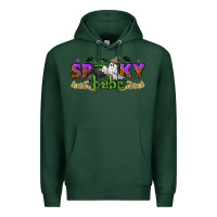 Sports Green spooky babe halloween Premium Hoodie - NancyCooperArtShop
