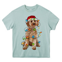 Arona cockapoo with christmas lights Heavy Core Tee - RanaPortraitStore
