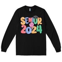 Black senior 2024 Long Sleeve Tee - MaliasSmallBusiness