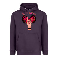 Plum Love Rocks Heavyweight Hoodie - Bettercallsaul