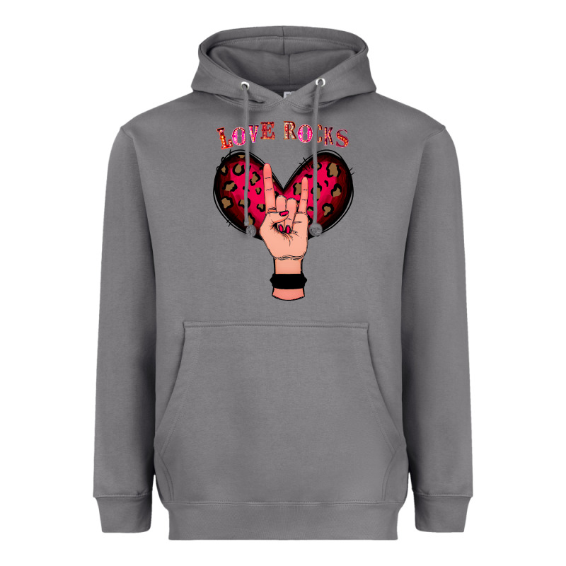 Love Rocks Heavyweight Hoodie by Bettercallsaul | Teevron