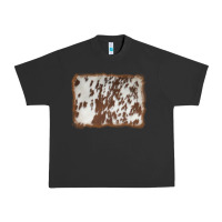 Cowhide Background Urban Heavy Tee | Teevron