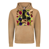 Vintage Camel halloween witch skull seamless pattern Vintage Hoodie - BundleAndBundleShop