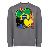 Storm brazil hearts Heavyweight Sweatshirt - NancyCooperArtShop