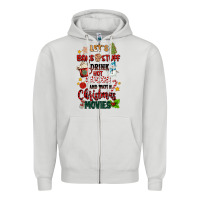 Let's Bake Stuff Drink Hot Cocoa And Watch Christm Zipper Hoodie | Teevron