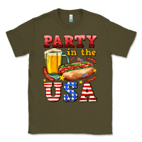 Army Green party in the usa Classic Tee - AdoDesignShop