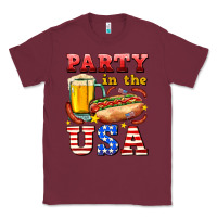 Burgundy party in the usa Classic Tee - AdoDesignShop