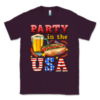 Plum party in the usa Classic Tee - AdoDesignShop