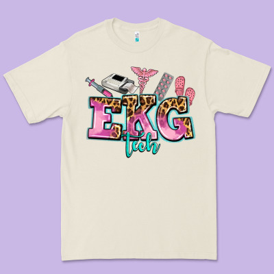 Ekg Tech Premium Tee Designed By Adodesignshop
