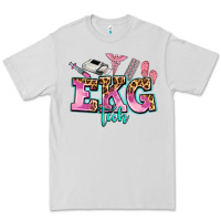 Dove Grey ekg tech Premium Tee - AdoDesignShop
