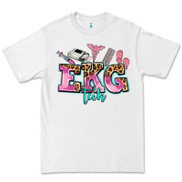 White ekg tech Premium Tee - AdoDesignShop