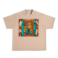 Burro cowboy boots turquoise aztec cowhide Urban Heavy Tee - Artiststas