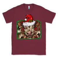 Burgundy Christmas background baby calf Classic Tee - BarkalooDesign