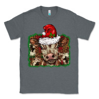Charcoal Heather Christmas background baby calf Classic Tee - BarkalooDesign