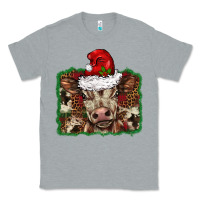 Heather Grey Christmas background baby calf Classic Tee - BarkalooDesign