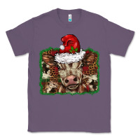 Lavender Christmas background baby calf Classic Tee - BarkalooDesign