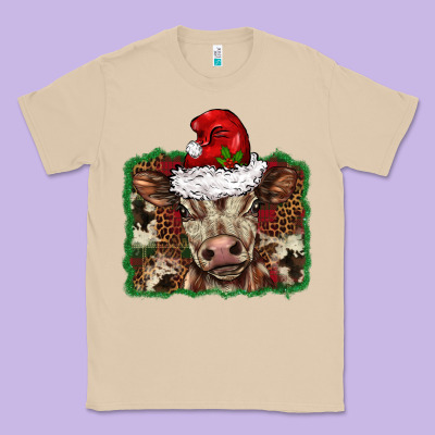 Christmas Background Baby Calf Classic Tee Designed By Barkaloodesign