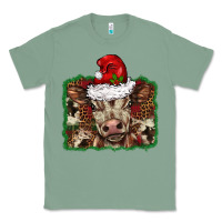 Sage Christmas background baby calf Classic Tee - BarkalooDesign