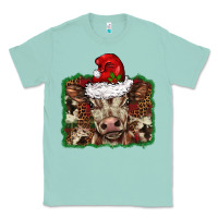 Seafoam Christmas background baby calf Classic Tee - BarkalooDesign