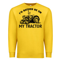 Lemon I D Rather Be On My Tractor Premium Sweatshirt - Bettercallsaul