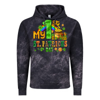 Cloud Black my first st patricks day with coins and shamrocks Vintage Hoodie - AdoDesignShop