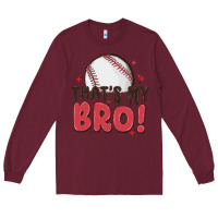 Burgundy that's my bro Long Sleeve Tee - MaliasSmallBusiness