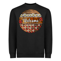 Black ladybug welcome ornament Heavyweight Sweatshirt - BarkalooDesign