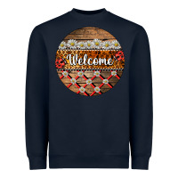Navy ladybug welcome ornament Heavyweight Sweatshirt - BarkalooDesign