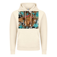 Vintage Artic western roses cow Vintage Hoodie - RanaPortraitStore