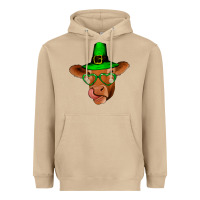 Mushroom St Patricks Day Cow Heavyweight Hoodie - Bettercallsaul