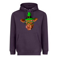 Plum St Patricks Day Cow Heavyweight Hoodie - Bettercallsaul