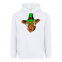 White St Patricks Day Cow Heavyweight Hoodie - Bettercallsaul