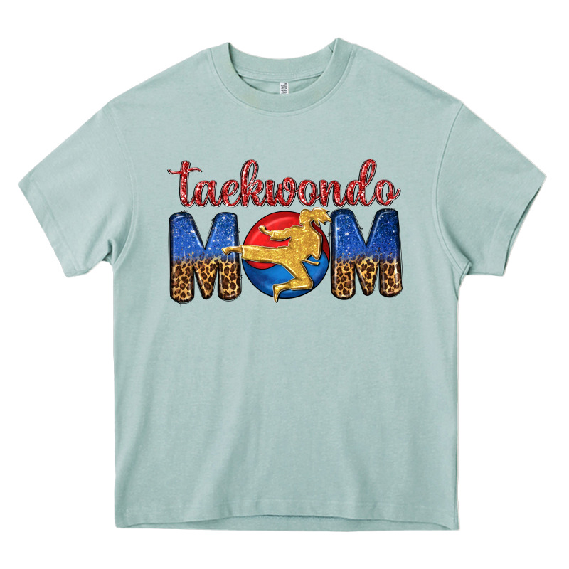 Taekwondo Mom Heavy Core Tee by texasbilliewilder | Teevron