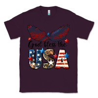 Plum Western God Bless The USA Classic Tee - LillyAllenDesigns