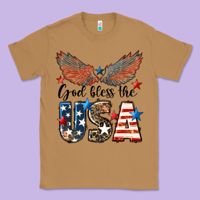 Western God Bless The Usa Classic Tee Designed By Lillyallendesigns