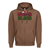 Chestnut mama claus Zipper Hoodie - MaliasSmallBusiness