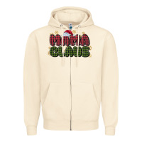 Sandshell mama claus Zipper Hoodie - MaliasSmallBusiness