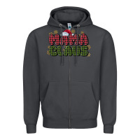 Smoke mama claus Zipper Hoodie - MaliasSmallBusiness