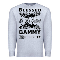 Heather Grey Blessed To Be Called Gammy Premium Sweatshirt - Bettercallsaul