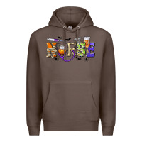 Coffee Halloween Nurse Premium Hoodie - texasbilliewilder