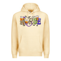 Pina Colada Halloween Nurse Premium Hoodie - texasbilliewilder