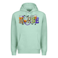 Seafoam Halloween Nurse Premium Hoodie - texasbilliewilder