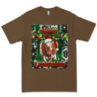 Cacao merry christmas longhorn cow Premium Tee - RanaPortraitStore
