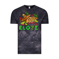 Cloud Black Elote corn sombrero lime and  cactus Vintage Tee - AdoDesignShop