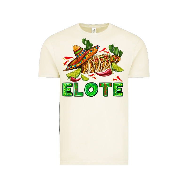 Elote Corn Sombrero Lime And  Cactus Vintage Tee by AdoDesignShop | Teevron